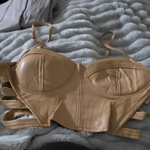 Elegant Tan Women's Bustier